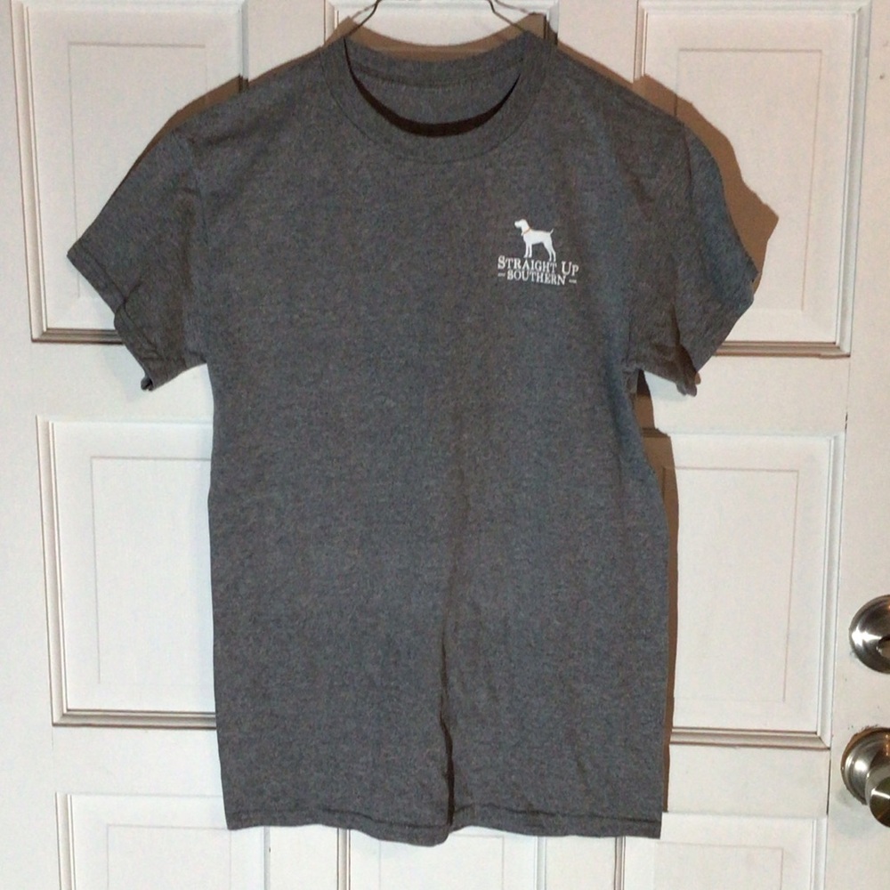 Straight Up Southern Kids Gray T-Shirt